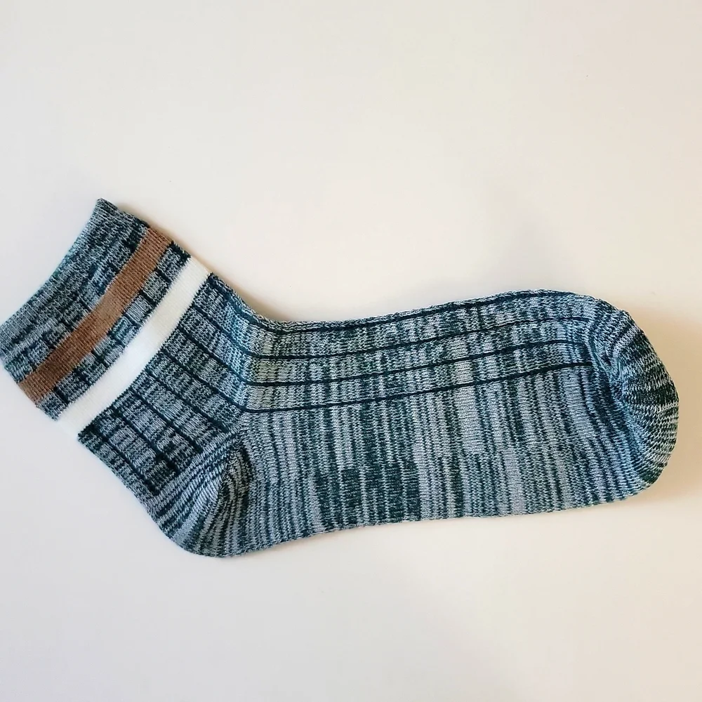 Women Stripe Top Socks 3 Pair Various Colors Polyester Elastane OS New